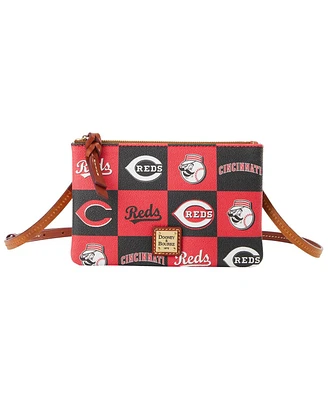 Dooney & Bourke Cincinnati Reds Top Zip Crossbody Purse
