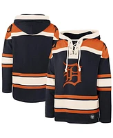 '47 Brand Men's Navy Detroit Tigers Superior Lacer Pullover Hoodie