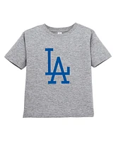 Soft as a Grape Toddler Royal/Gray Los Angeles Dodgers Cooperstown Collection T-Shirt, Set of 2