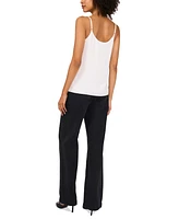 1.state Women's Spaghetti Strap Chiffon-Trim Camisole
