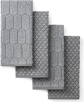 Martha Stewart Honeycomb Chambray Textured Cotton Kitchen Towel Set