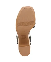 Naturalizer Women's Kira Block Heel Square Toe Platform Sandals