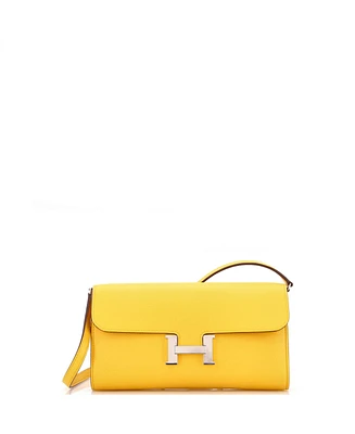 Pre-Owned Hermes Constance To Go Wallet Evercolor