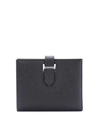 Pre-Owned Hermes Compact Bearn Wallet Epsom