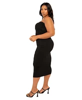 Buxom Couture Plus Tube Midi Dress