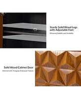 Arvid 30"Tall 2-Door Accent Cabinet