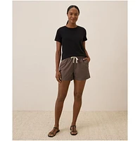 Pact Women's Organic Cotton Luxe Stretch Jersey Tee