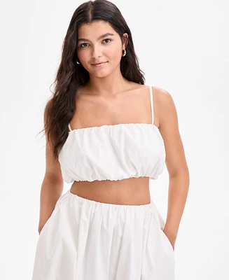 French Connection Women's Nomi Cotton Crop Top