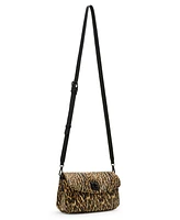 Betsey Johnson Puffed Flap Shoulder Bag