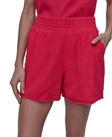 Dkny Jeans Women's Cotton Gauze Pull-On Shorts