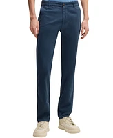 Boss by Hugo Men's Micro-Printed Stretch Cotton Slim-Fit Trouser Pants