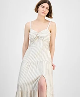 Taylor Women's Sweetheart-Neck Fit & Flare Maxi Dress