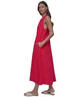 Dkny Jeans Women's V-Neck Racerback Swing Dress