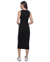 Dkny Jeans Women's Logo Ribbed Midi Sweater Dress - 2L5