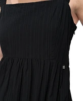 Dkny Jeans Women's Cotton Tiered Maxi Dress