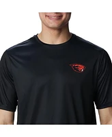 Columbia Men's Black Oregon State Beavers Terminal Tackle Badge Omni-Shade T-Shirt