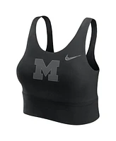 Nike Women's Black Michigan Wolverines Performance Longline Sports Bra