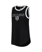 G-iii 4Her by Carl Banks Women's Black Los Angeles Kings Strategy Tank Top