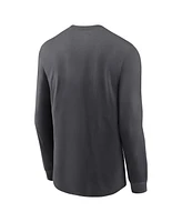 Nike Men's Anthracite Cleveland Browns All Out Long Sleeve T-Shirt