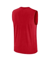 Nike Men's Red Philadelphia Phillies Knockout Performance Muscle Tank Top