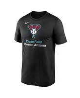 Nike Men's Black Arizona Diamondbacks Stadium Legend Performance T-Shirt