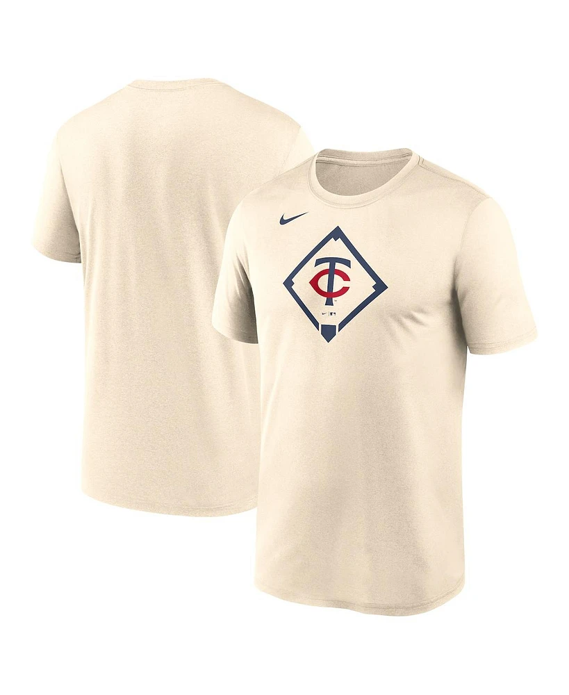 Nike Men's Cream Minnesota Twins Icon Legend Performance T-Shirt