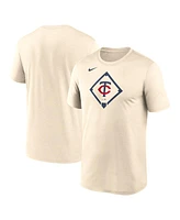 Nike Men's Cream Minnesota Twins Icon Legend Performance T-Shirt