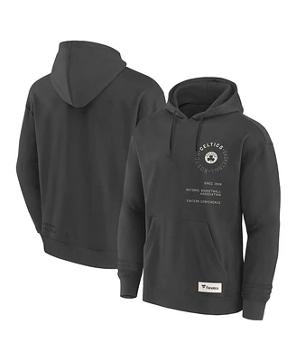 Fanatics Men's Gray Boston Celtics Future Ground Info Elements Premium Pullover Hoodie