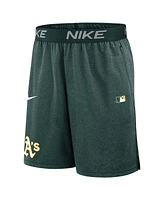 Nike Men's Green Athletics Authentic Collection Performance Knit Shorts