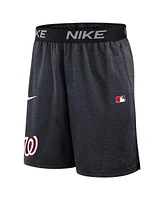 Nike Men's Navy Washington Nationals Authentic Collection Performance Knit Shorts