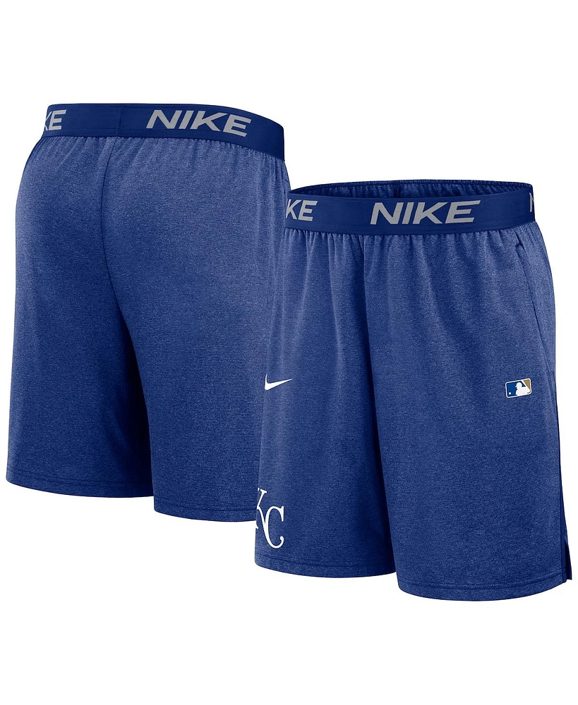 Nike Men's Royal Kansas City Royals Authentic Collection Performance Knit Shorts