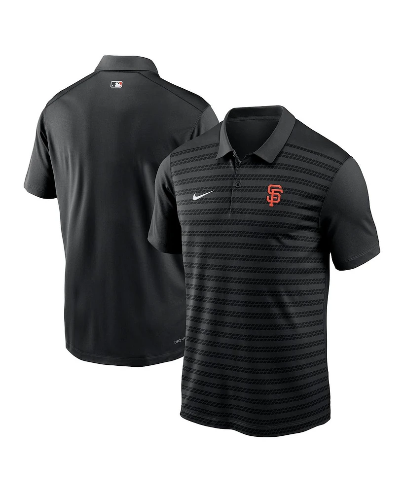Nike Men's Black San Francisco Giants Authentic Collection Victory Performance Polo Shirt