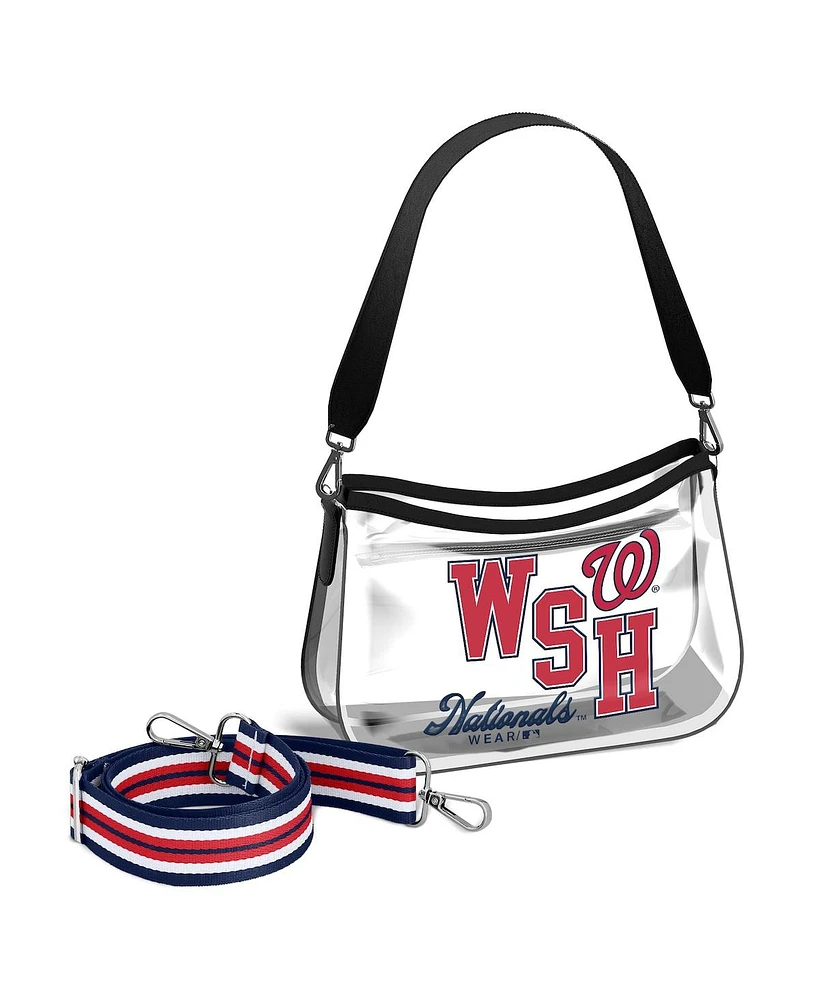 Wear by Erin Andrews Washington Nationals Clear Stadium Mini Purse