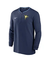 Nike Men's Navy Tampa Bay Rays Authentic Collection Performance Half-Zip Top