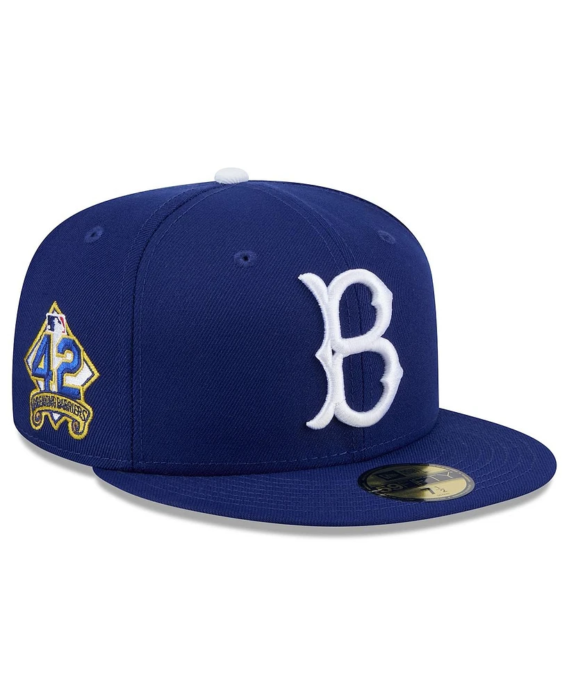 New Era Men's Royal Brooklyn Dodgers 2025 Jackie Robinson Day 59FIFTY Fitted Hat