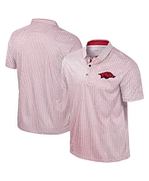 Colosseum Men's Cardinal Arkansas Razorbacks Big Tall Marty Rival Polo Shirt