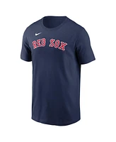 Nike Men's Alex Bregman Navy Boston Red Sox Fuse Name Number T-Shirt
