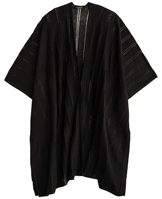 Lauren Ralph Sheer Stripe Ruana