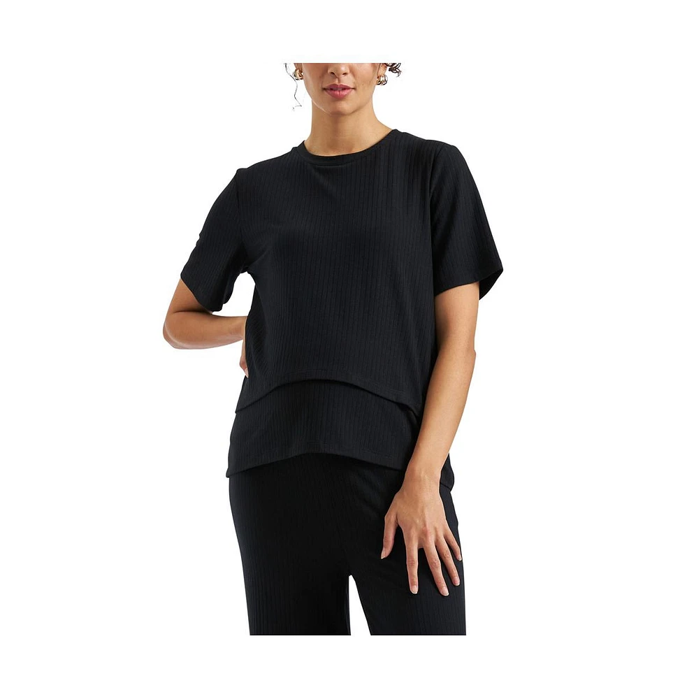 Ripe Maternity Mike Rib Nursing Top