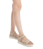 Women's Suede Flat Sandals By Xti
