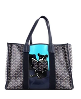 Pre-Owned Goyard Mm Villette Tote Printed Coated Canvas
