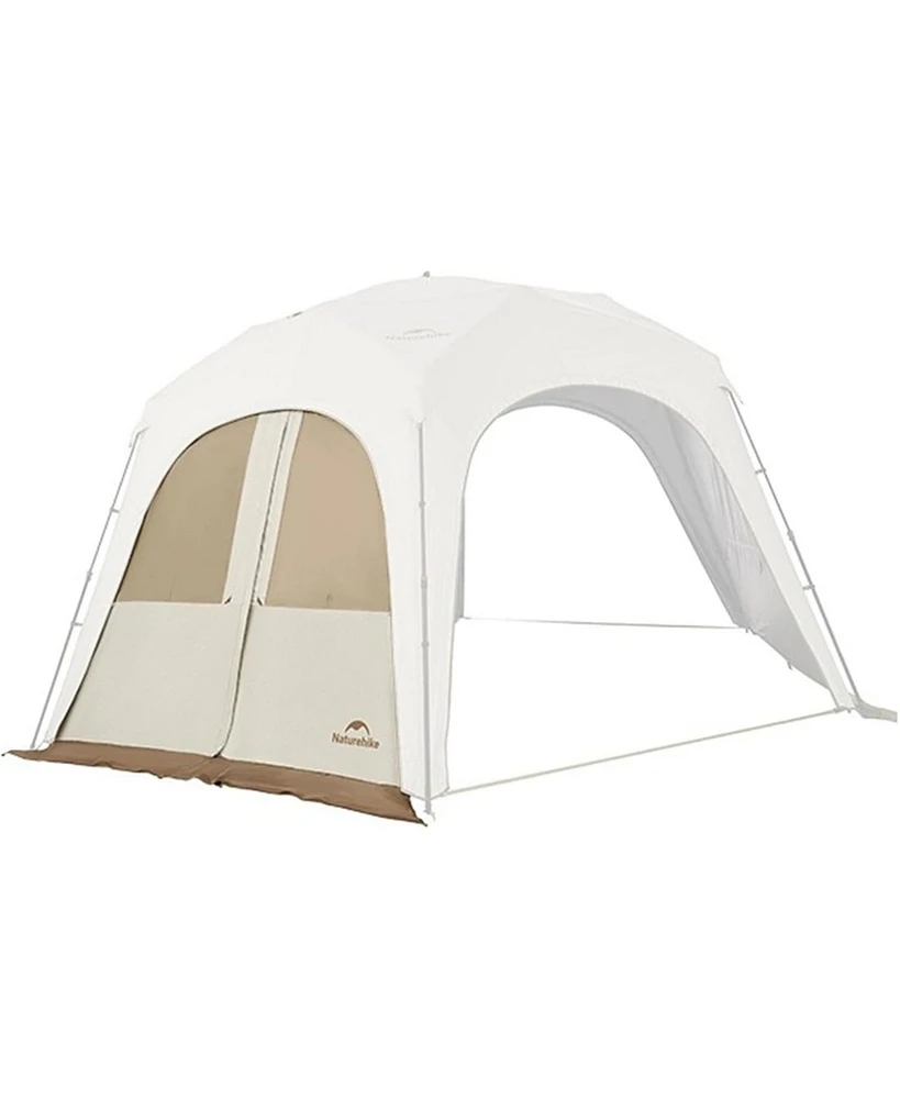 Naturehike Camping Tent Canopy Sun Shade,Outdoor Tent for Camping,Fishing,Picnics, Canopy Available with Ground Cloth,Door Curtains,Tent Connector