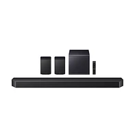 11.1.4 Channel Q-Series Soundbar with Subwoofer and Rear Speakers