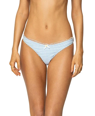 Edikted Women's Jordy Cheeky Bikini Bottom