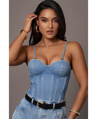 Denim Marsella Sweetheart Corset