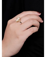 Devata Clover Ring in 14K Gold, Size 9, approx. 4.0 grams