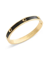 Coach Signature Pegged Enamel Bangle Bracelet