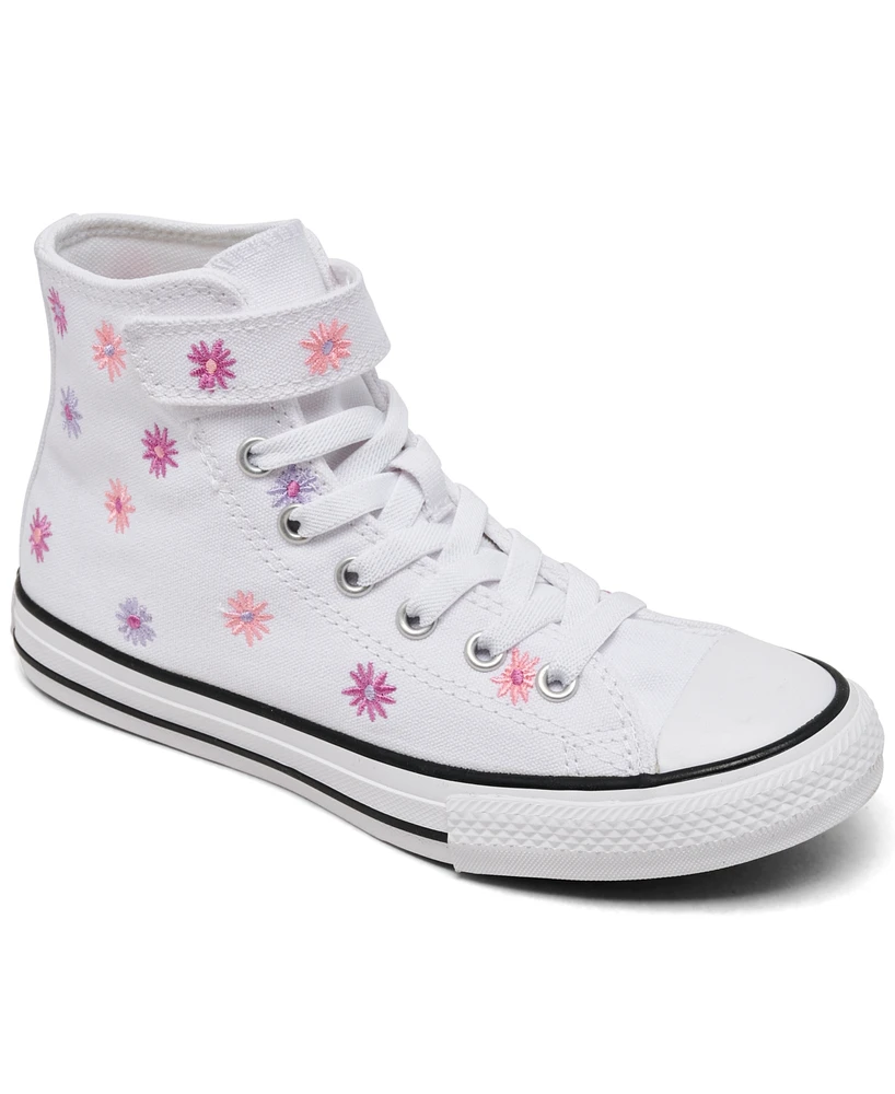 Converse Little Girls Chuck Taylor All Star Florals High Top Casual Sneakers from Finish Line