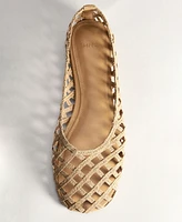 Mango Women's Natural Fiber Ballerinas Shoes