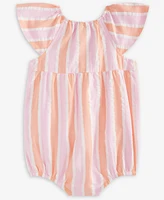 First Impressions Baby Girls Striped Seersucker Cotton Sunsuit, Exclusively at Macy's